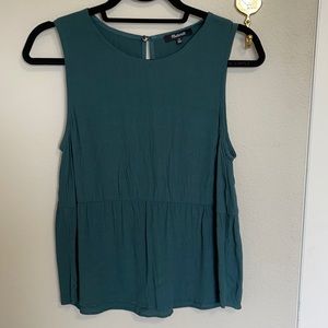 Madewell Green Flare Bottom Top